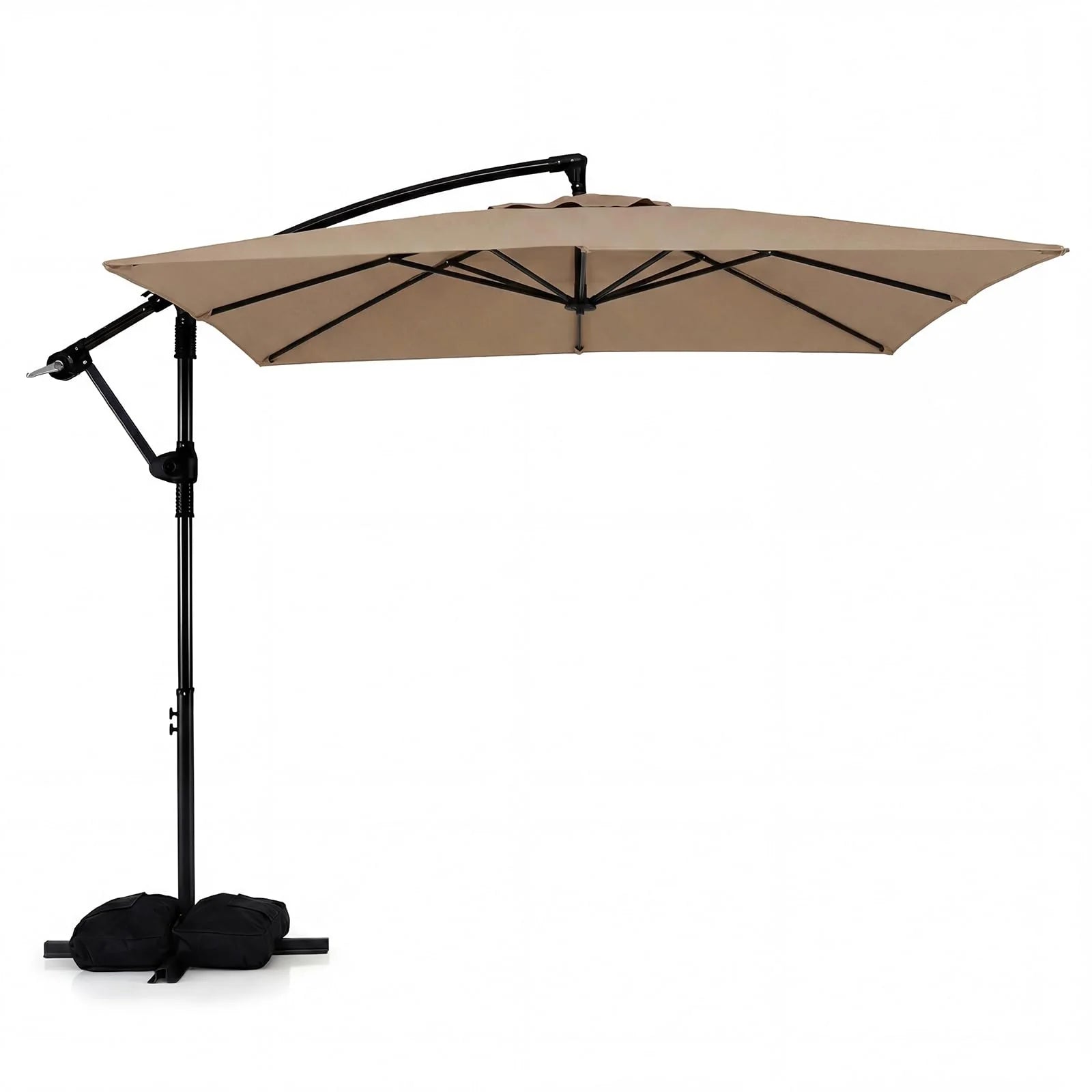 Tangkula 8x8 FT Patio Umbrella with Base Included