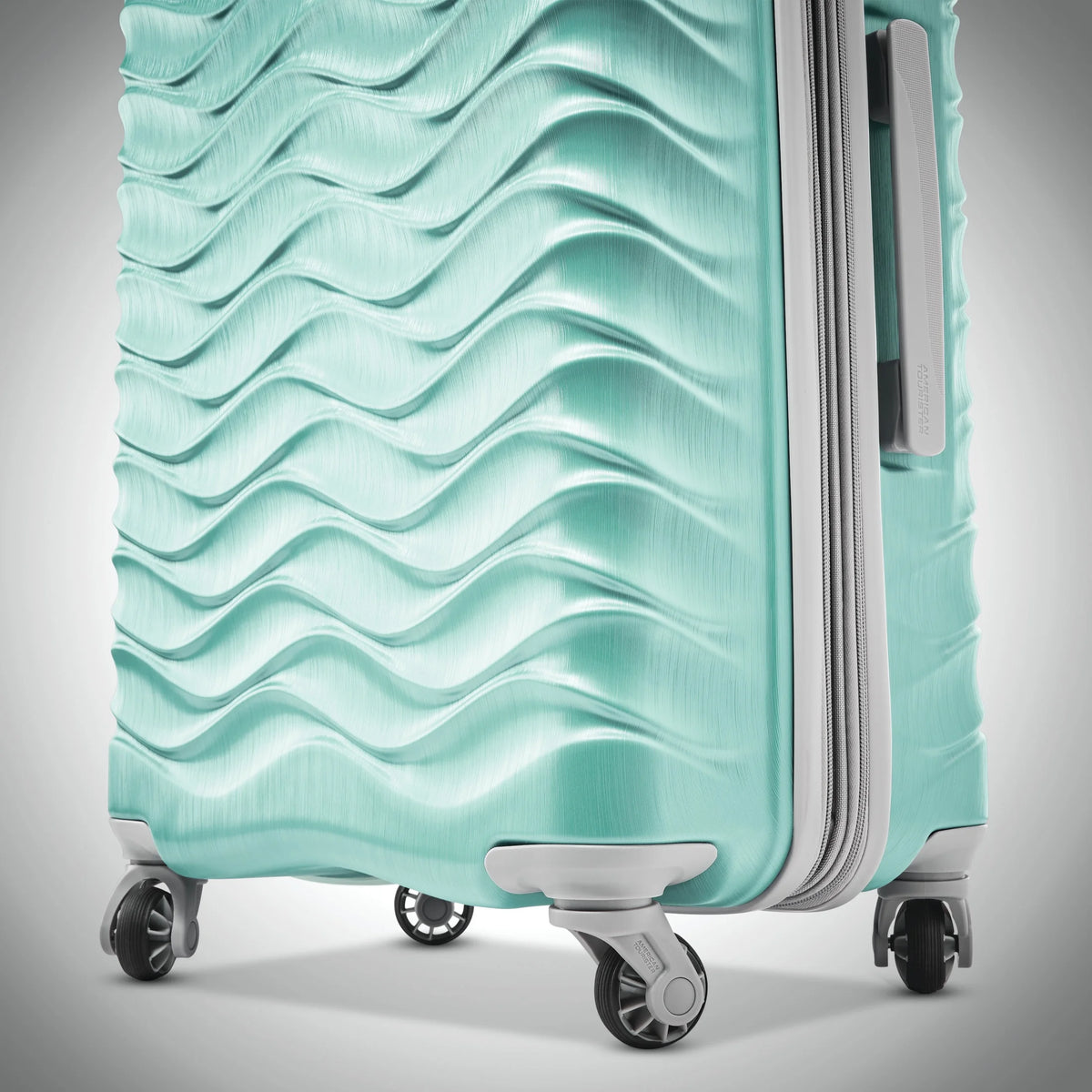 American Tourister Pirouette NXT Hardside Large Checked Luggage with Spinner Wheels - Ultramarine