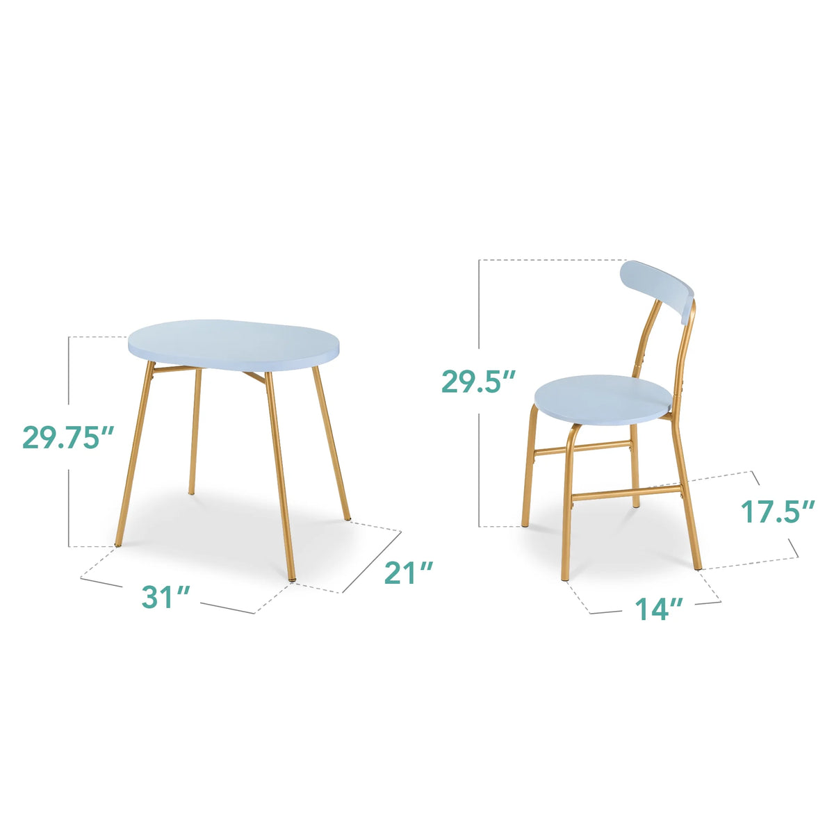 Best Choice Products 3 Piece Modern Oval Dining Table Set, Small Kitchen Dinette W/ 2 Chairs Black/Black