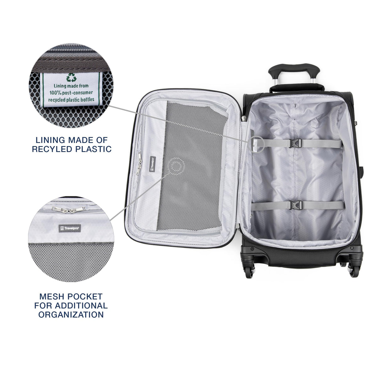 Travelpro Maxlite 5 Softside Expandable Carry on Luggage