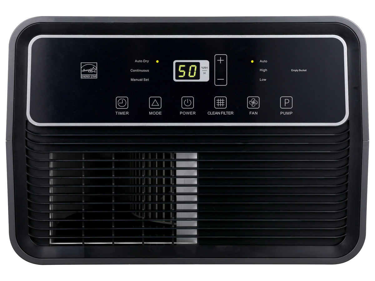 Hisense 50 Pint Dehumidifier with Built - in Pump, Energy Star