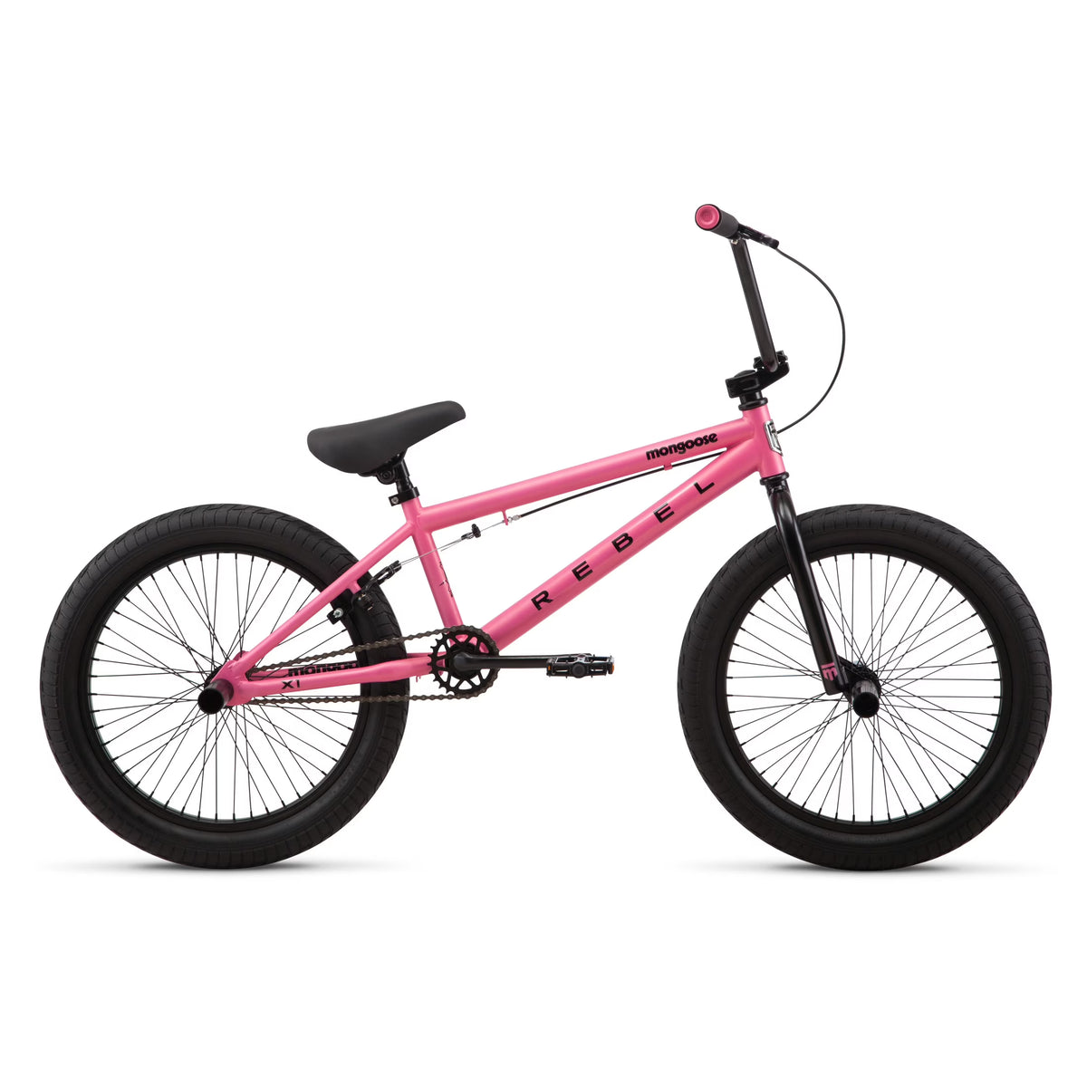 Mongoose Rebel X1 BMX Bike, 20 - In. Wheels, Kids Ages 7 - 14 Years, Gray Child Bicycle