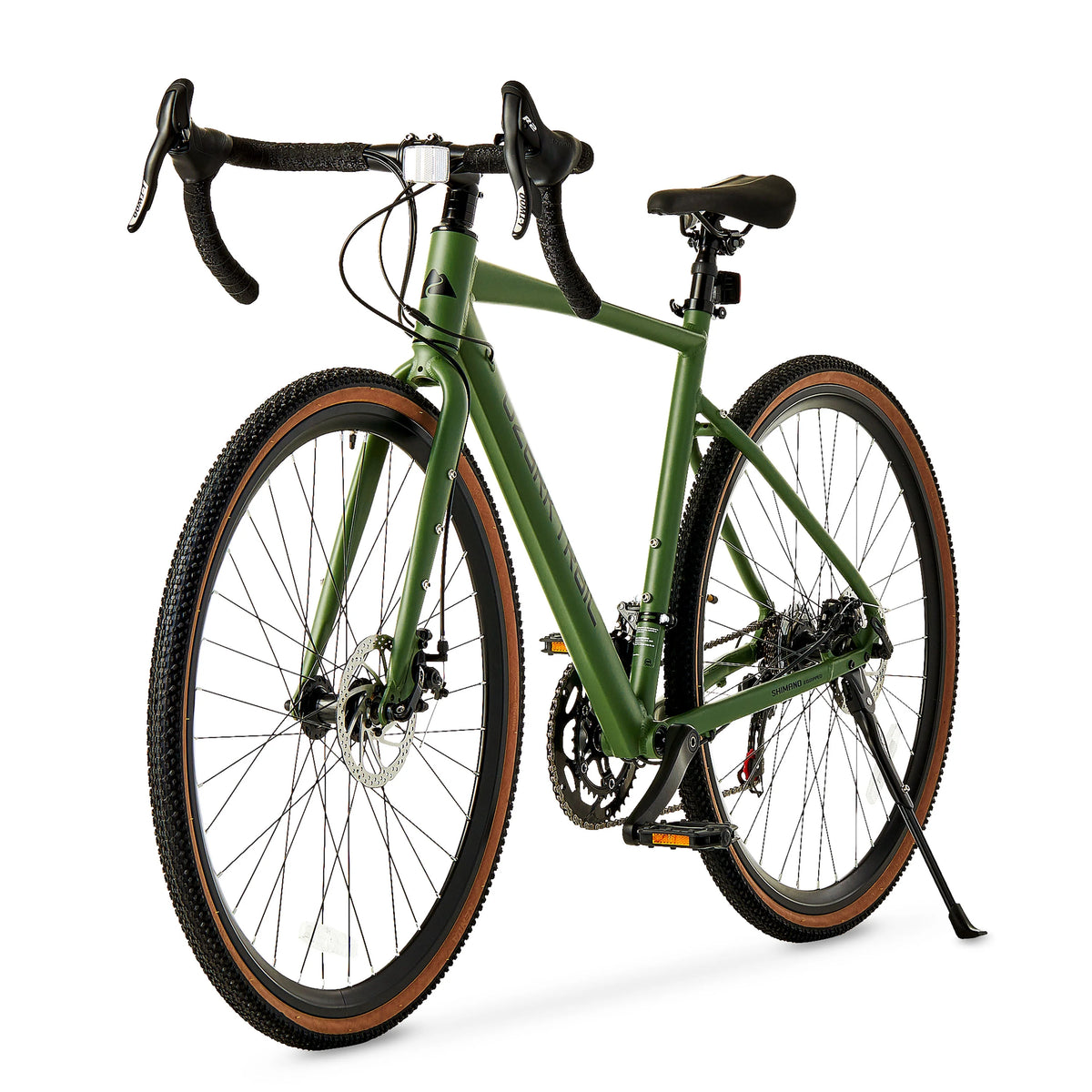 700c Ozark Trail G.1 Explorer Drop Bar Gravel Bike, Medium Frame, Fits Riders 5'5" - 5'10", Green, Adult