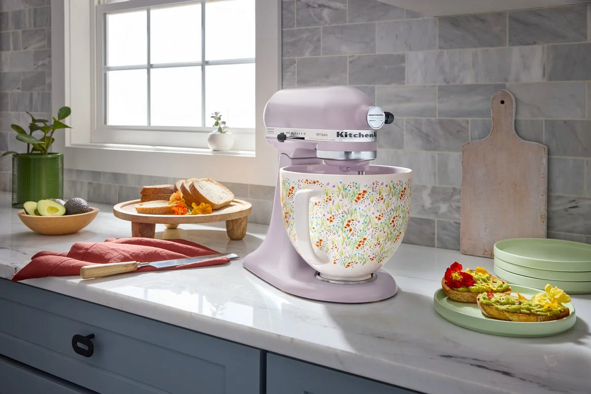 Kitchenaid Artisan Series 5 - Quart Tilt - Head Stand Mixer, Wildflower, KSM156CXWF
