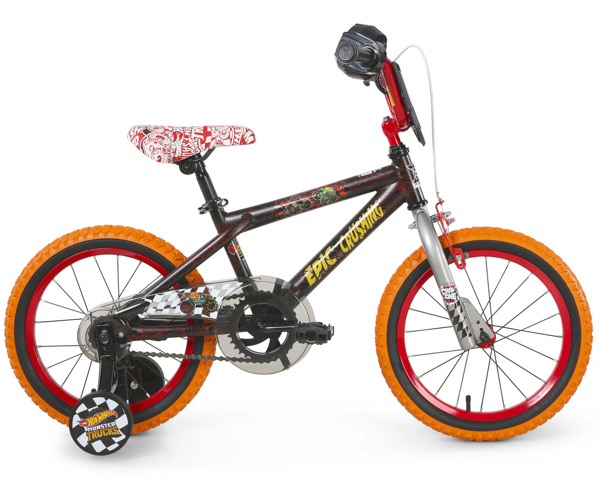 Dynacraft Hot Wheels 18 - Inch Boys BMX Bike for Age 6 - 9 Years