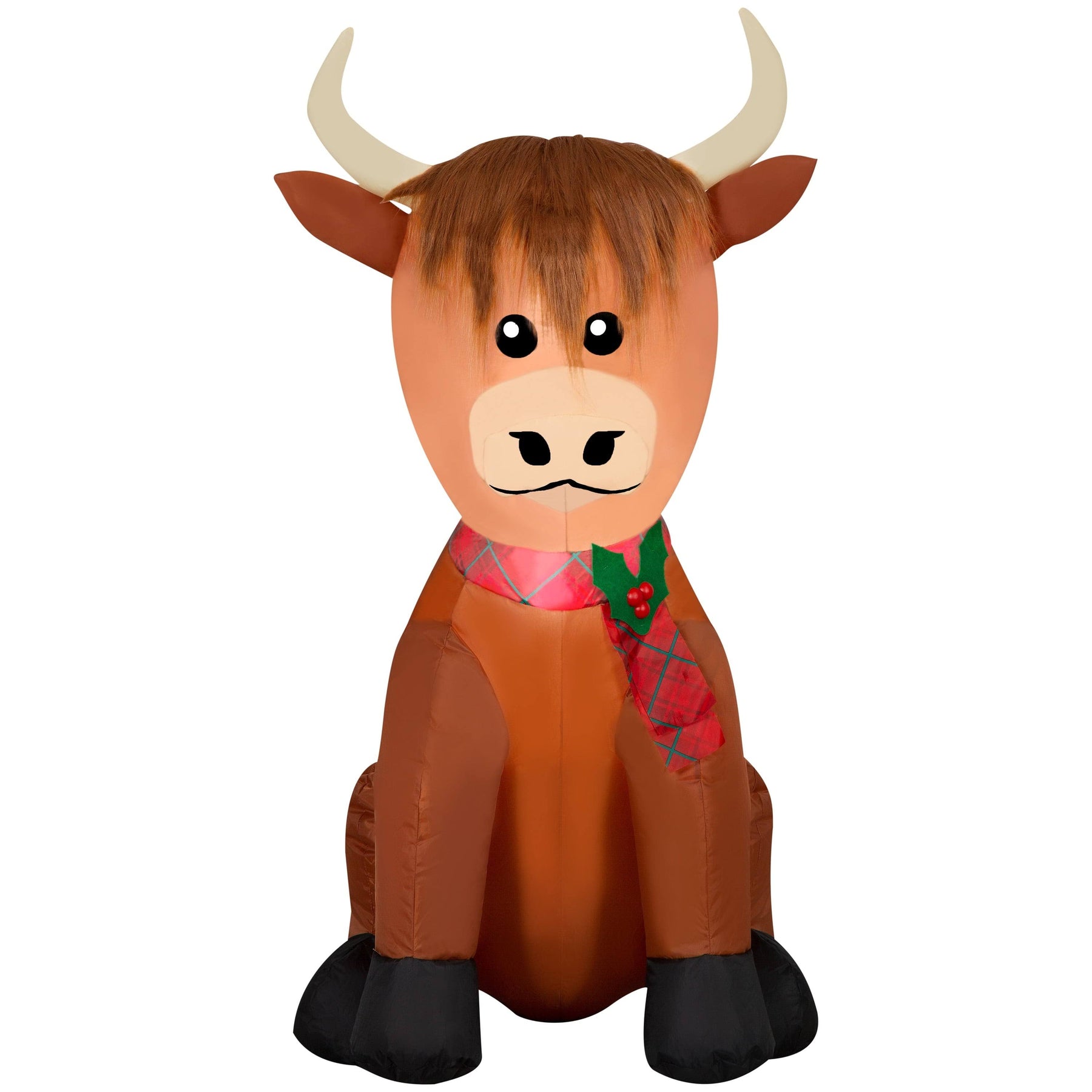 Holiday Time Highlander Scottish Cow 3.5 ft Christmas Airblown Inflatable