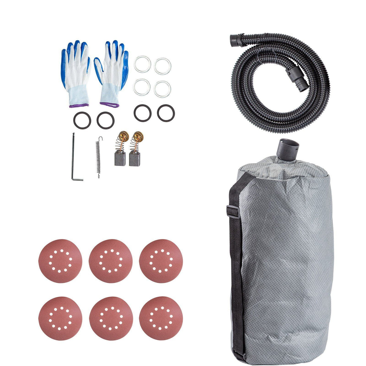 Drywall Sander 850W, Electric Drywall Sander, Electric Sander, with LED Strip Light and Vacuum Bag, Variable Speed 800 - 1750 RPM, Foldable Sheetrock
