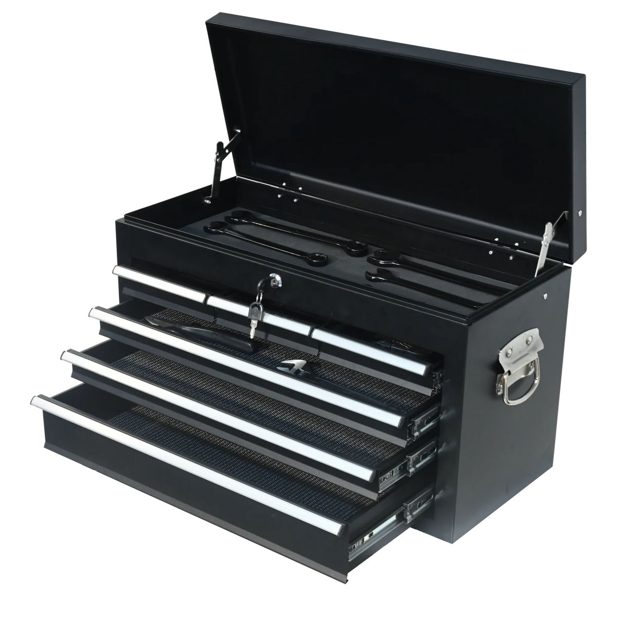 8 Drawer Large Capacity Rolling Toolbox, Detachable Cabinet Storage Tool Chest with Wheels, Tool Storage Cabinet with Lock for Workshop Garage